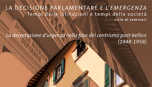 Image for La decretazione d'urgenza nella fase del centrismo post - bellico (1948 - 1958)
