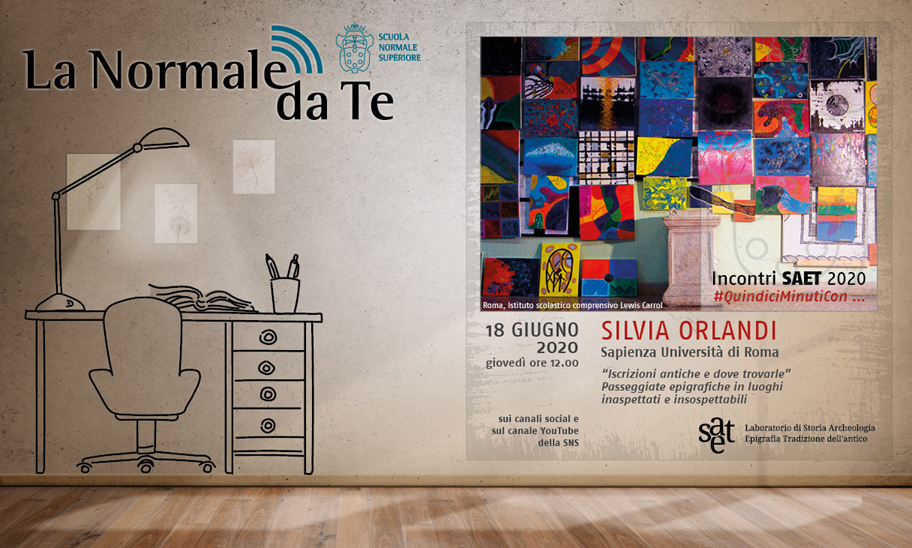 Image for “Iscrizioni antiche e dove trovarle” Passeggiate epigrafiche in luoghi  inaspettati e insospettabili