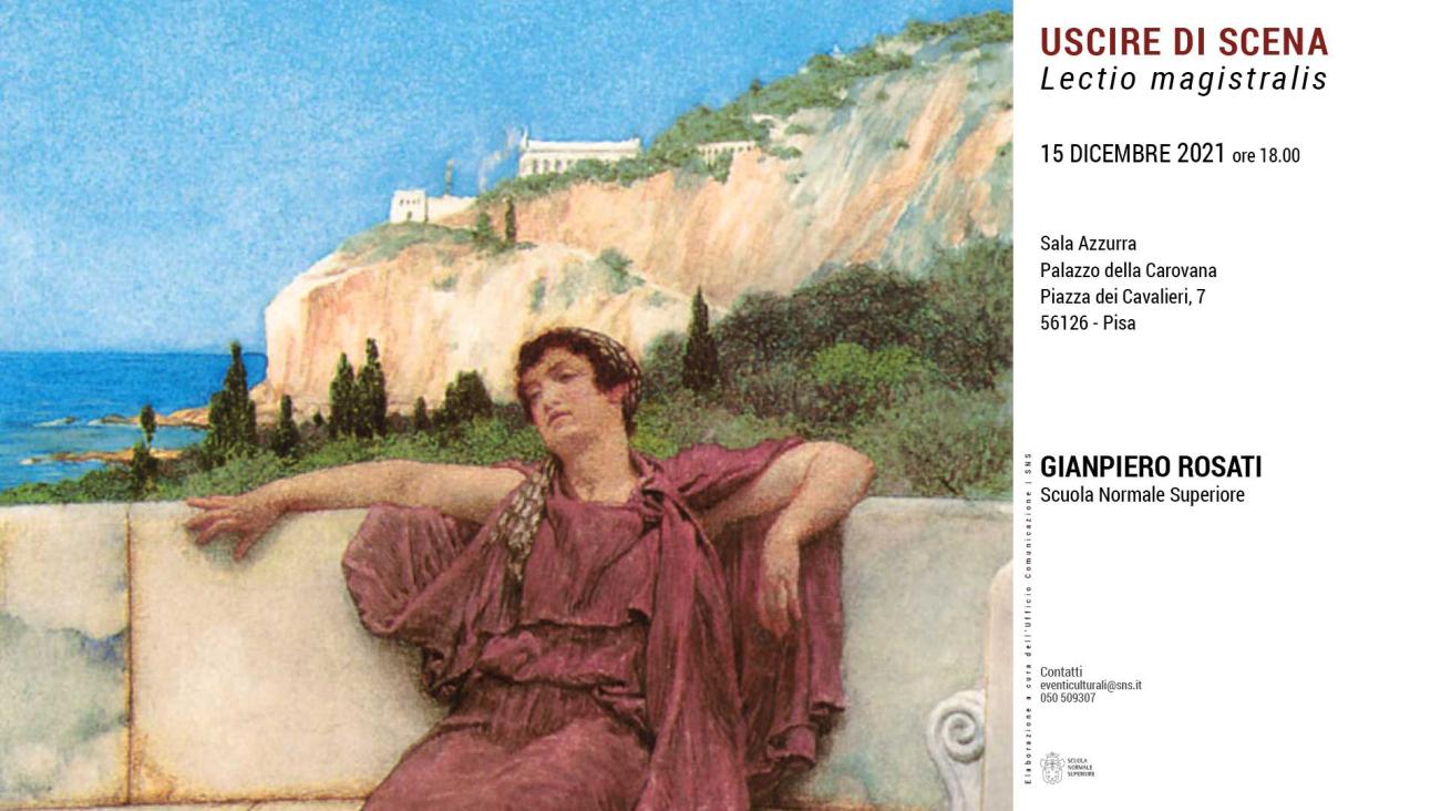Gianpiero Rosati - Scuola Normale Superiore Uscire di scena
