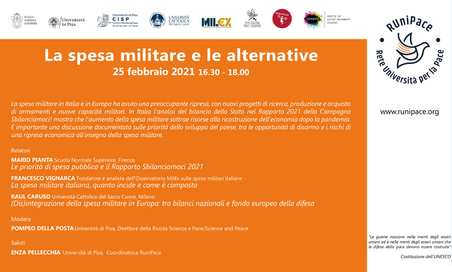 Image for La spesa militare e le alternative