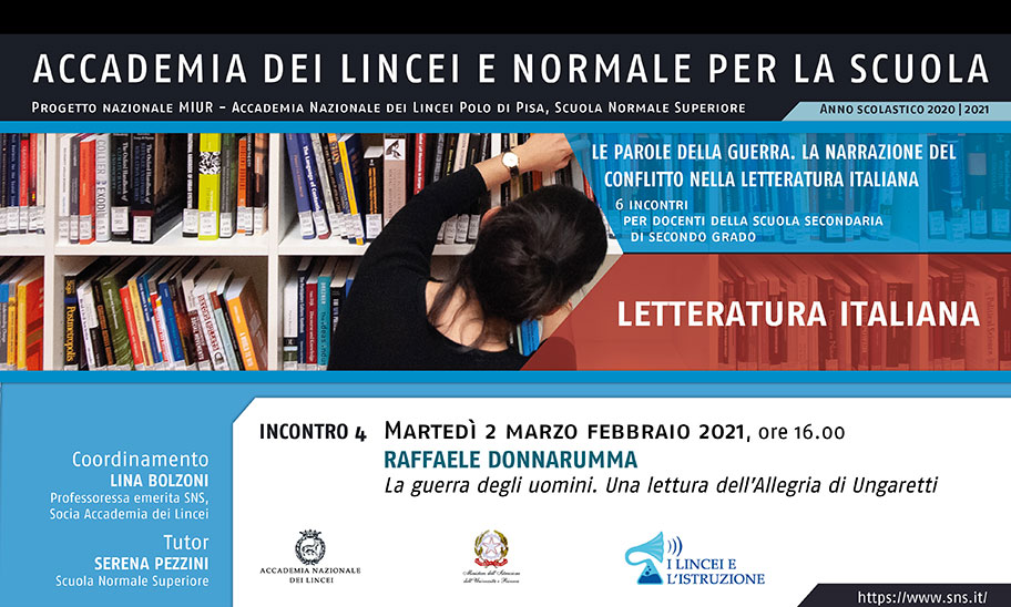 Image for IV Incontro del corso "Letteratura italiana"