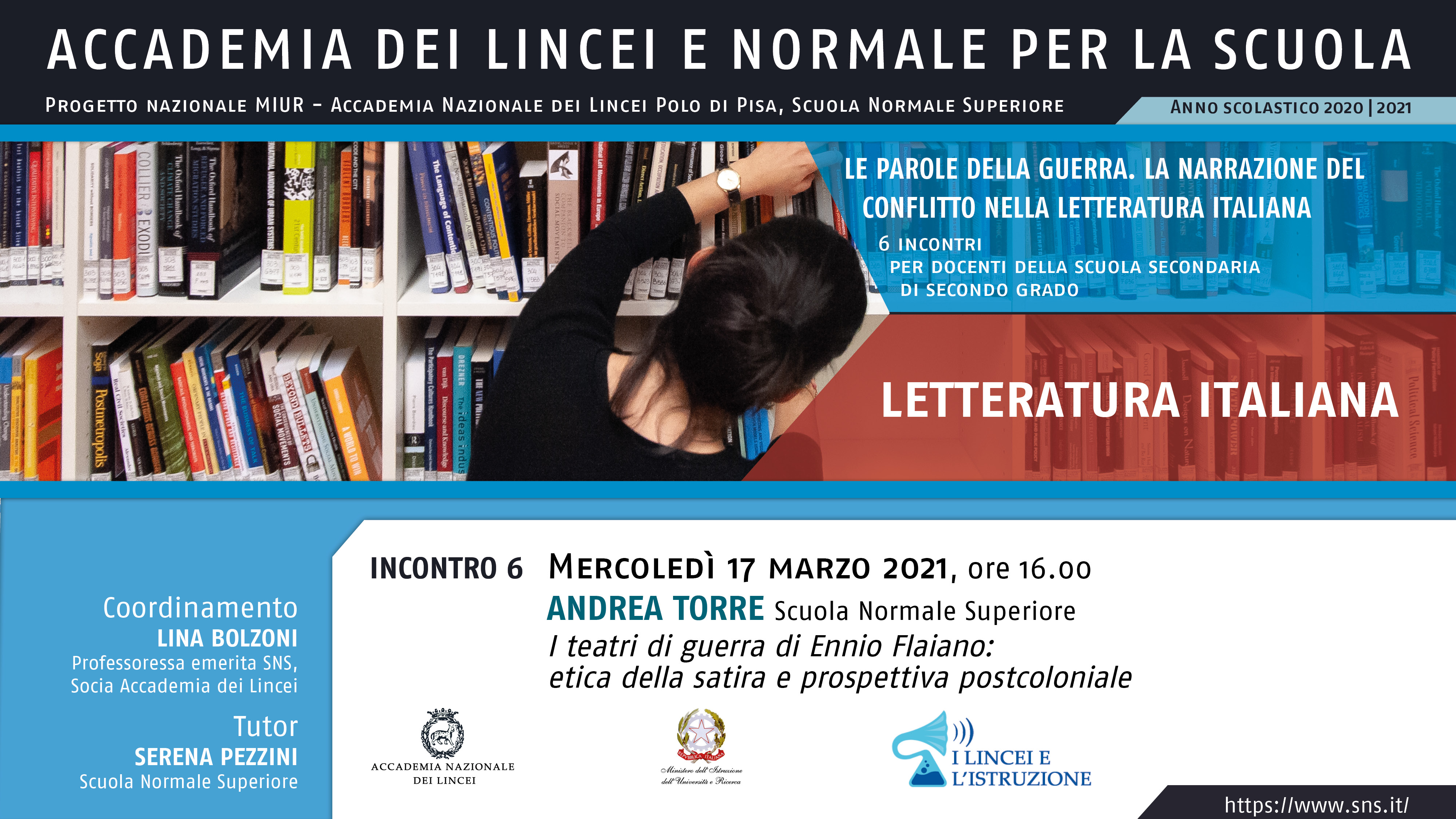 Image for VI Incontro del corso "Letteratura italiana"