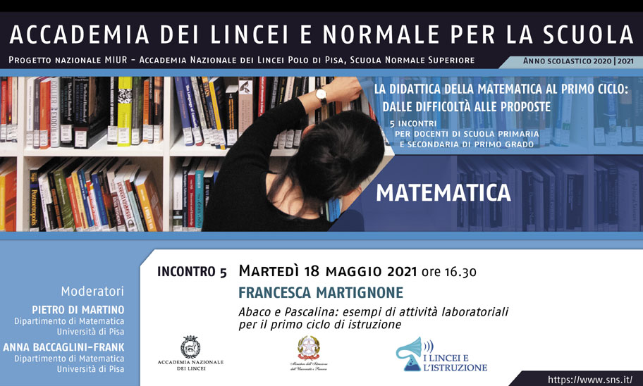 Image for V Incontro del corso "Matematica - primo ciclo"