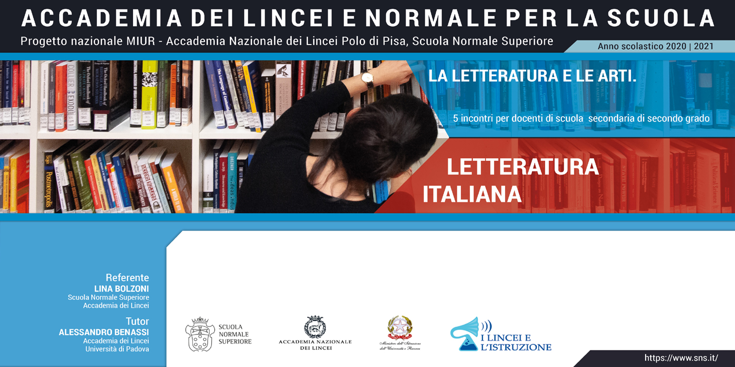 Letteratura italiana - La letteratura e le arti I Lezione