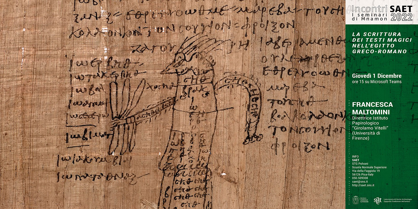 La scrittura dei testi magici nell’Egitto greco-romano