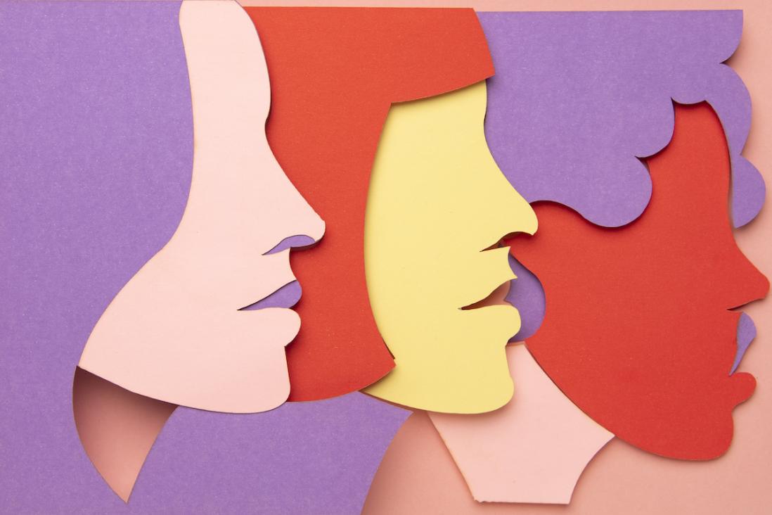 immagine simbolica profili di donne