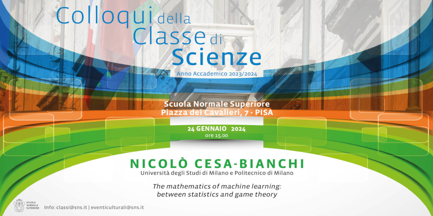 The mathematics of machine learning:  between statistics and game theory