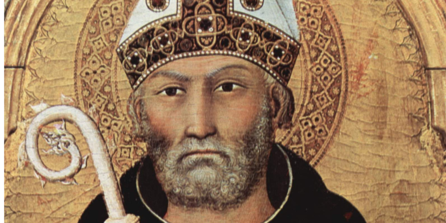 Simone Martini, Agostino, Polittico di Cambridge, Public Domain via wikicommons