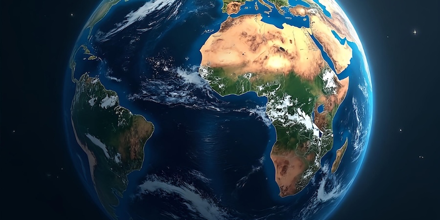 immagine della Terra dallo spazio Andrea Stöckel - Licenza: CC0 Public Domain