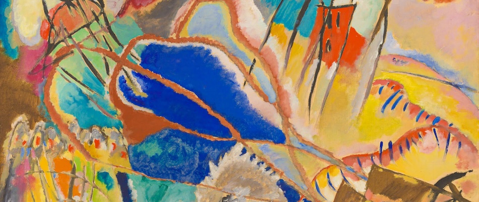 Vasily Kandinsky, Improvisation No. 30 (Cannons) 1913 (particolrare) The Art Institute of Chicago. Creative Commons Zero (CC0)