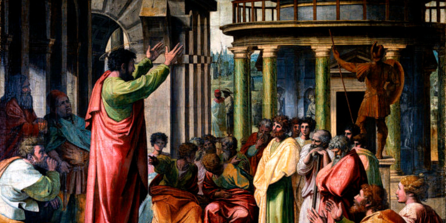 Raffaello Sanzio, Paolo all'Areopago di Atene