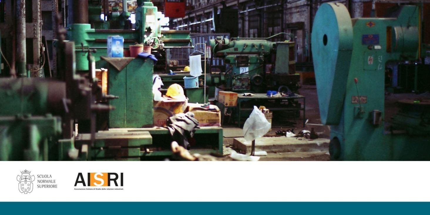 Le relazioni industriali nelle catene del valore. Rappresentanza, contrattazione, regolazione