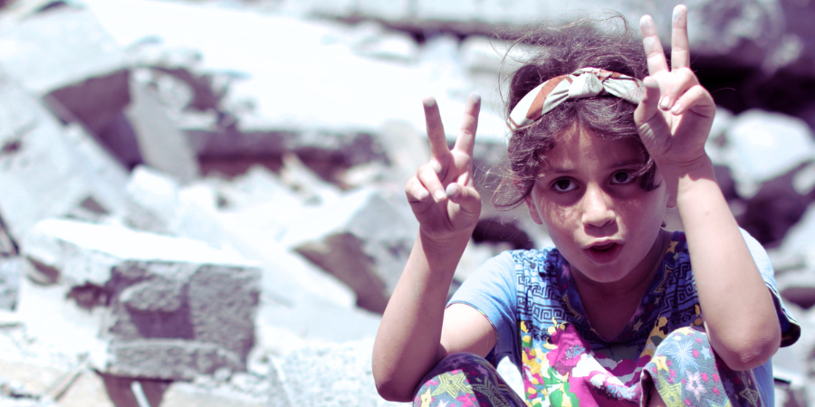 child in Gaza, Photo by Mohammed Ibrahim on Unsplash