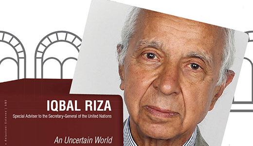 Image for Iqbal Riza  "An Uncertain World"