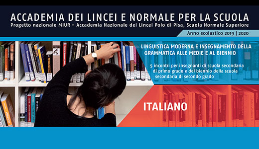 Image for I Incontro del corso "Linguistica moderna e insegnamento della grammatica alle medie e al biennio"