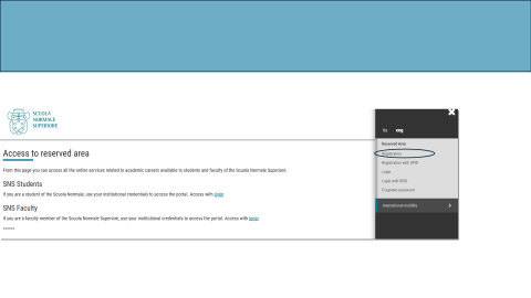 Image of the registration page