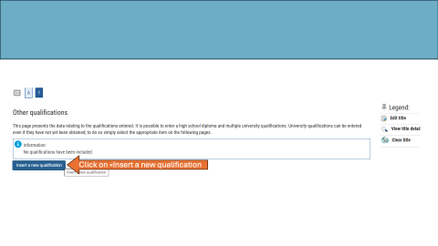 Image Edit your qualification