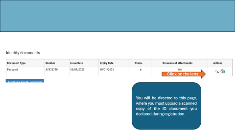 Image to upload the ID